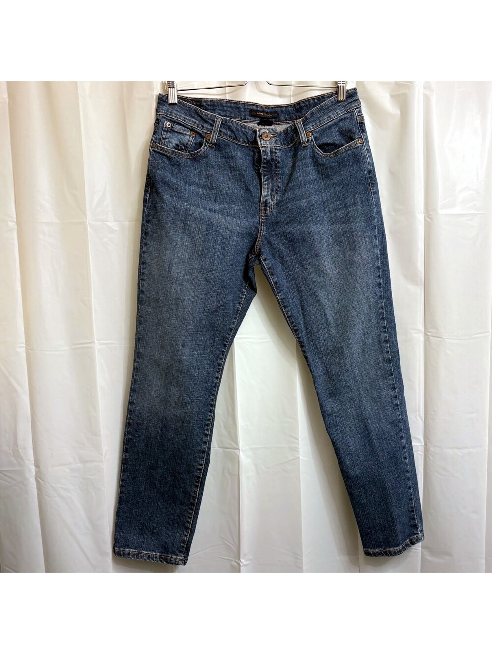 Levi's Women's Mid Rise Skinny Jeans Size 16 S/C Blue 27 1/2" Inseam